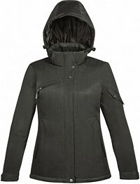 Rivet Ladies Textured Twill Insulated Jacket (78209)